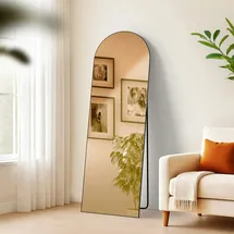 CLP Spiegel Moline, schwarz-matt/150x50 cm