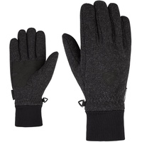 Ziener Erwachsene ILDO Freizeit-/Funktions-Handschuhe | Wolle, warm, Dark Melange, 6,5