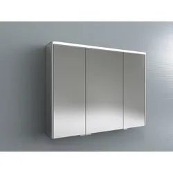 Spiegelschrank Dekor Alu III Alu, Eisen, Stahl & Metall Silber