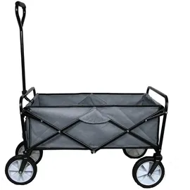 MonsterShop Bollerwagen faltbar grau
