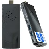 HEIGAOLAPC Mini PC Stick Windows 11, 8GB RAM 128GB, Intel J4105 | für Digital Signage, Kassensystem, Auto, Büro | 4K 60Hz, USB-C, Gigabit-LAN, WiFi