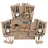 Weidmüller 1303670000 Doppelstock-Durchgangsklemme Schrauben Dunkelbeige 25St.