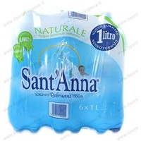 Sant'Anna Acqua Minerale Naturale Natürliches Mineralwasser wenig Natrium 6x 1Lt