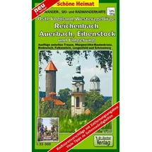 Barthel, A Wander-, Ski- und Radwanderkarte Östliches Vogtland, Westerzgebirge, Reichenbach, Auerbach, Eibenstock und Umgebung