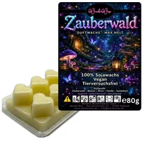 WonderWax Duftwachs WonderWax® Duftwachs 6 Herzen, (Zauberwald), Duftrichtung: Zauberwald
