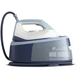 Philips Dampfbügelstation 3000 Series, 2400 W, 120 g/min Dauerdampf, 350 g Dampfstoß, schnell und leistungsstark, vertikaler Dampf, Keramiksohle, Deep Azur (PSG3000/20)