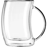 Gräwe Doppelwandige-Thermogläser, 200ml, 2er Set, gebogen