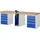 Rau Werkbank 7511A0, B3000xT700xH890mm, 10x Schublade-TA, 1x SSKL