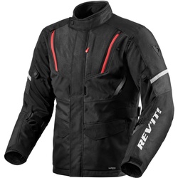 Revit Move H2O Motorrad Textiljacke, schwarz, Größe S für Männer