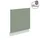 Küchen-Preisbombe Frontblende für integrierten Geschirrspüler 60 cm ARIA Aquamarin + Weiss matt