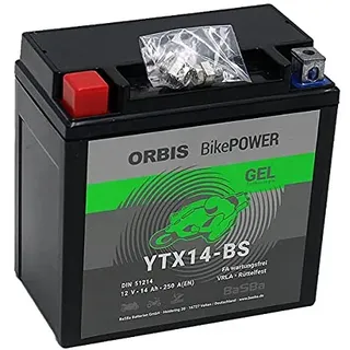 Orbis BikePower YTX14-BS 51214 12V 14 Ah 250