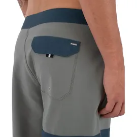 Hurley Boardshorts Phantom eco Block Party Grau/Weiß 34