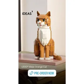 LEGO Ideas Orangefarbene Katze 21376