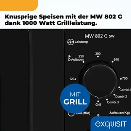 Exquisit MW 802 G schwarz
