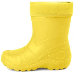 Kinder Gummistiefel gefüttert KL050 - Sonnig - 24