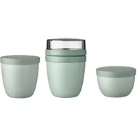 Mepal - 3-tlg. Snackpot - Lunchpot Starter-Set Ellipse -