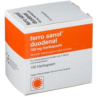 Ferro Sanol duodenal Hartkaps.m.msr.überz.Pell. 100 St Hartkapseln mit magensaftresistent überz. Pellets