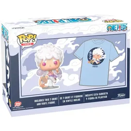 Funko Loungefly Pop! & Tee: OP - Luffy Fifth Gear - S - One Piece- T-Shirt - Kleidung mit Vinyl-Sammelfigur - Geschenkidee - Spielzeug und Kurzärmeliges Top Für Erwachsene Männer und Frauen