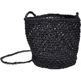 URBAN CLASSICS Mini Nature Bast Crossbody Bag - Schwarz - ONE SIZE