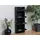 VCM ebuy24 Schuhschrank mit 4 Klappen/ in Metall Schwarz