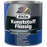 düfa Acryl-Flüssigkunststoff Kunststoff Flüssig Grau 750 ml Flüssigkunststoff Matt, schützt den Untergrund vor Nässe und Feuchtigkeit grau|silberfarben
