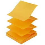 D.RECT Haftnotizen Zig-Zag Z-Notes 76x76mm orange 100 Blatt