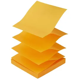 D.RECT Haftnotizen Zig-Zag Z-Notes 76x76mm orange 100 Blatt
