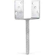 GAH Alberts Alberts U-Pfostenträger/Riffelst. 141 mm x 104 mm/200 mm x 60 mm Feuerverzinkt