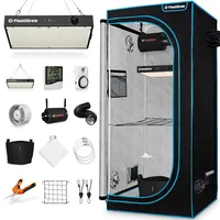 Plantigrow Growbox Komplettset – Indoor Gewächshaus mit 150W LED