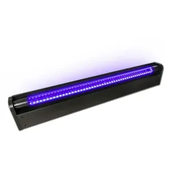Schwarzlicht LED-UV-Röhre 60cm Komplettset 10W High Power bruchsicher