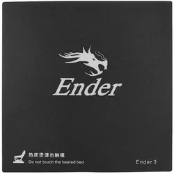 Creality 3D-Drucker Build Surface Heat Bed Platform Aufkleber 235*235mm für Ender-3 schwarz