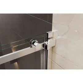 Bernstein Nischendusche mit Schiebetür NT806 FLEX - Nano Klarglas - 1200mm, 8mm ESG-Sicherheitsglas