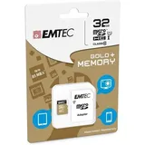 Emtec microSD Class 10 Classic + SD-Adapter 32 GB