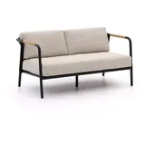 Apple Bee Elle Loungesofa 2-Sitzer grau/schwarz