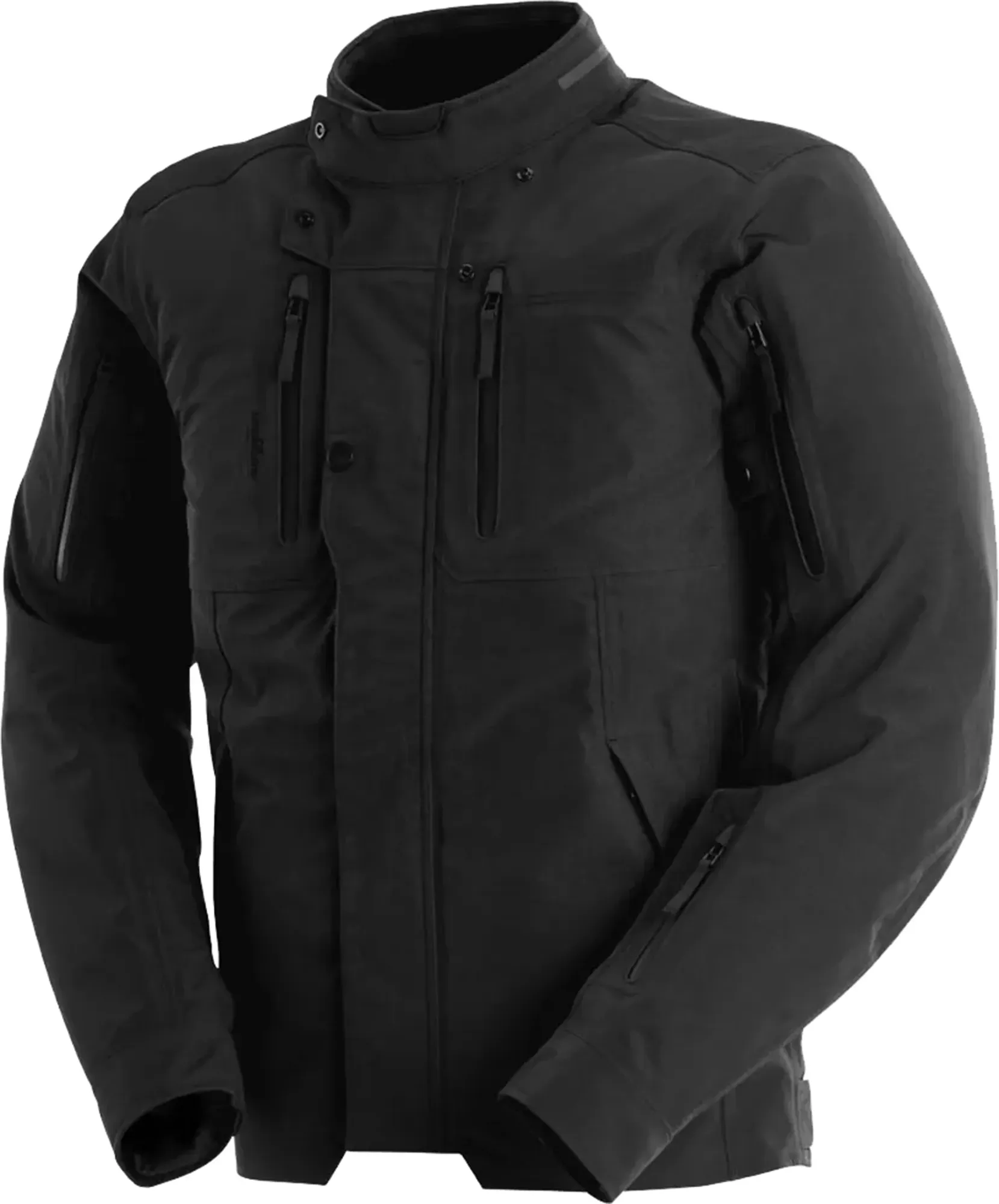Furygan Harris Trooper Motorfiets Textieljas, zwart, XL Voorman