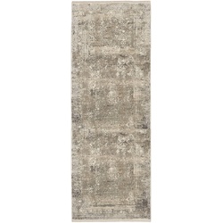 Läufer Farina 80 x 250 cm Mischgewebe Beige