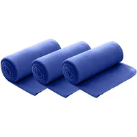 Wometo 3er Set Polar Fleecedecke 130x160 ca. 400g mit