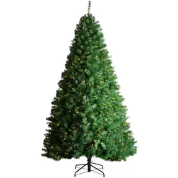 VEVOR Weihnachtsbaum 2,28m künstlich Tannenbaum Christbaum 550 LEDs 1346 Spitzen