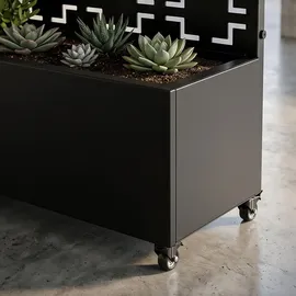 casa.pro Aaskis 190 x 120 x 38 cm Schwarz