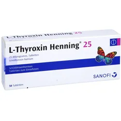 L-thyroxin 25 Henning Tabletten 50 St