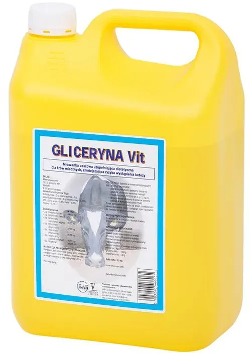 LAB-V Vit Glycerin - Ergänzungsfuttermittel für Milchkühe zur Verringerung des Ketoserisikos 5kg (Rabatt für Stammkunden 3%)