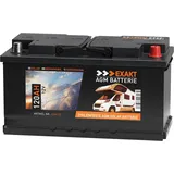 AGM Solarbatterie 120Ah 12V Wohnmobil Versorgung Boot Solar Batterie Gel 100Ah