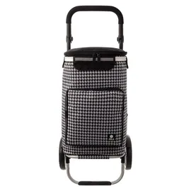 Franky Einkaufstrolley ER10 54 l Schwarz/Weiß