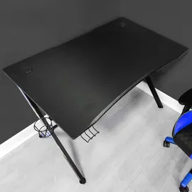 X Rocker Ocelot Gaming-Tisch Aluminium Carbon schwarz