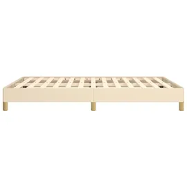 vidaXL Bettgestell 140 x 200 cm Creme