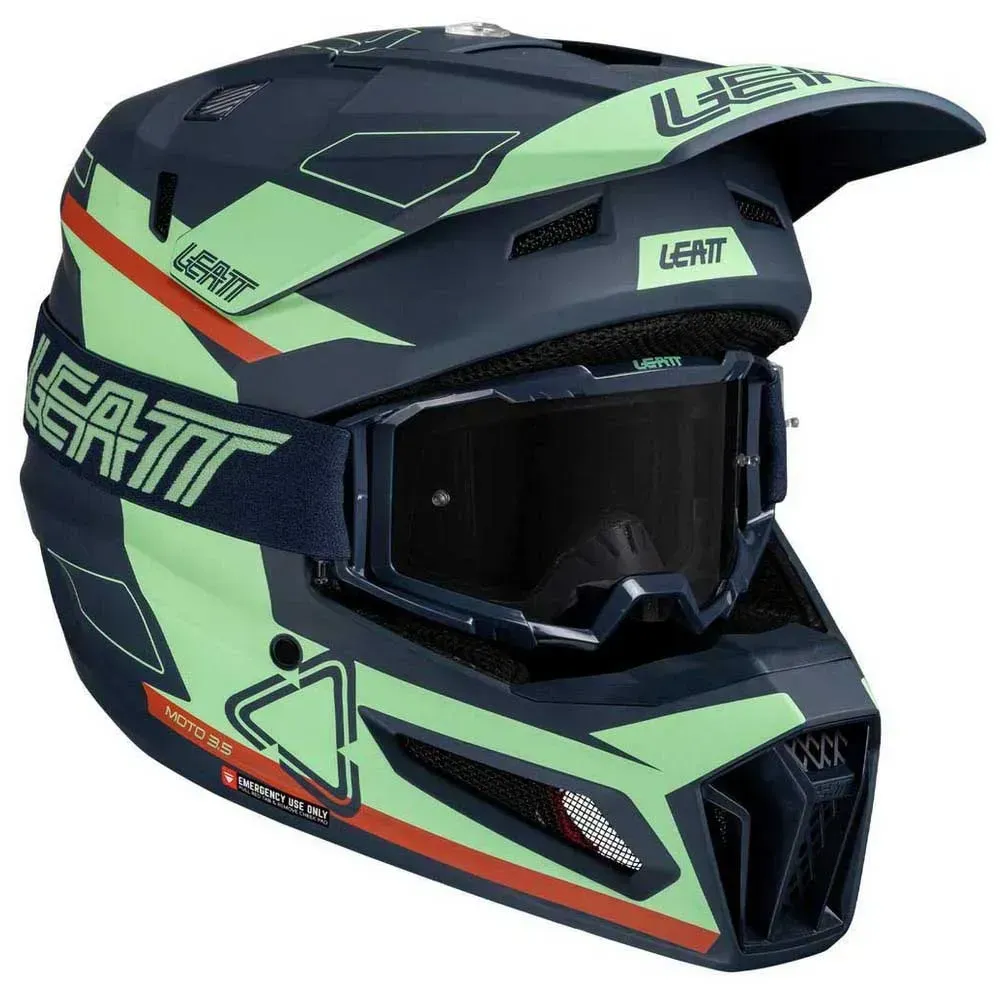 Leatt 3.5+vizion 3.5 Offroad-helm-kit - Matcha - XL