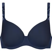 MEY Dessous Serie Modern Joan Schalen-BH mit Spacer Cup, Blau, (85 F, Einzelpack)