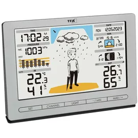 TFA Dostmann METEO JACK Wetterstation silber