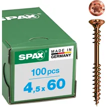 SPAX Fassadenschraube Linsensenkkopf 4,5 x 60 mm 100 Stück