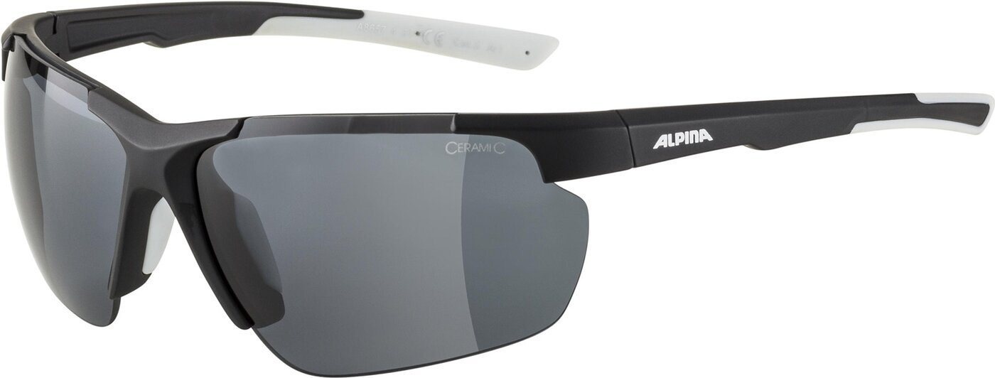 Alpina Sports Sonnenbrille DEFEY HR BLACK-WHITE MATT